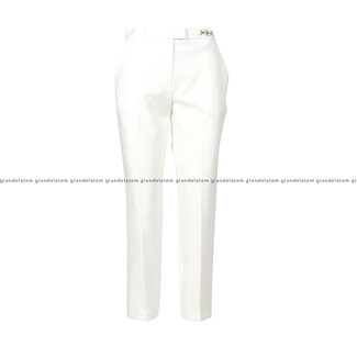 Fracomina Fracomina - REGULAR PANTS WHITE - FS24SV2001W42901-278
