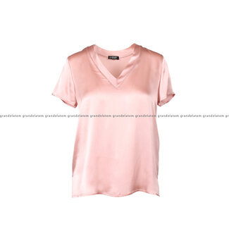LIU JO LIU JO  Collection SATIN MISTO SETA - T-shirt CA4221-T2526 - X0549