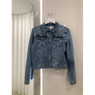 Fracomina Fracomina - DENIM JACKET BLEACHED - FP24SJ4001D40103-062