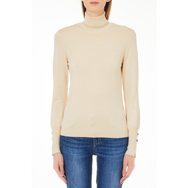 LIU JO kledij trui  - F14 BASIC CARRY OVER - SWEATER - WF4008-MS49I - X0623