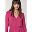 PATRIZIA PEPE Asymmetrical georgette dress - Ceremony Fuchsia 2A2603_A248_M447