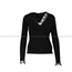 KNITTED SWEATER BLACK - FS24WT7003K53901-053