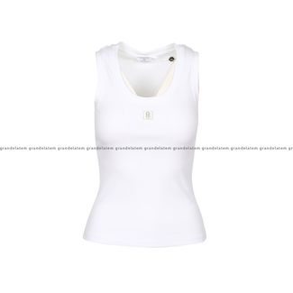 Fracomina BASIC TANK TOP WHITE - FP25ST2001J40101-278