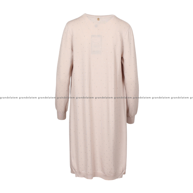 LONG OPENED CARDIGAN MUD - FR25ST8003K416R9-208 - webshop