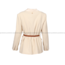 LONG TAILOR JACKET INCLUDED WITH LOGO PU BELT SAND - FR25SJ3005W76201-251 - webshop