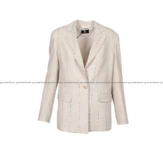 Fracomina OVERSIZED JACKET BEIGE - FS25SJ3005W788N8-050
