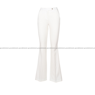 Fracomina BOOTCUT PANTS CREAM - FR25SVA004W42901-108