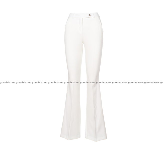 BOOTCUT PANTS CREAM - FR25SVA004W42901-108 - webshop