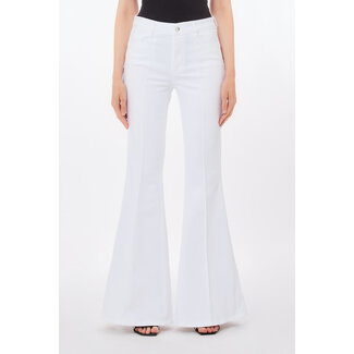 LIU JO LIU JO WHITE - DRILL COLOR  - PANTS - WA5465-T1816-11111
