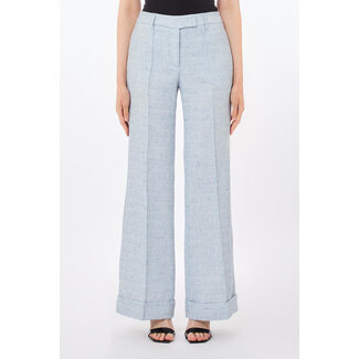LIU JO LIU JO WHITE - RAFFIA TEX TF  - PANTS - WA5425-T4313-M9489