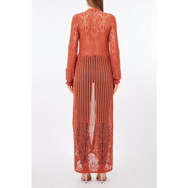 LIU JO WHITE - DIAMONDS CROCHET  - Sweater - WA5214-MS007-71446