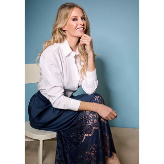 AC by Annelien Coorevits AC by Annelien - Hanna blouse effen wit