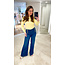 TWINSET WIDE LEG DENIM - WIDE LEG FIT CON BOTTONI OVAL T  IN DENIM - 251TP2574 - 01611