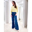 TWINSET WIDE LEG DENIM - WIDE LEG FIT CON BOTTONI OVAL T  IN DENIM - 251TP2574 - 01611