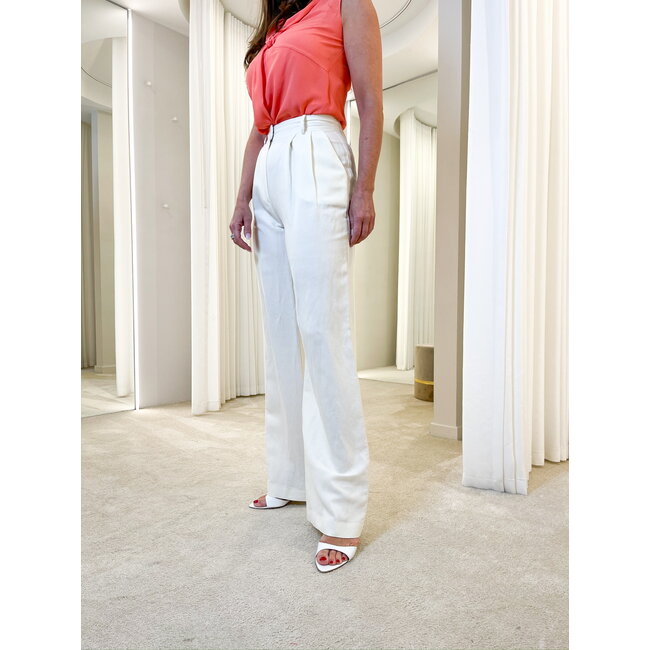 PATRIZIA PEPE TROUSERS Raw White 2P1609 - A052 - W362  ⎜ WEBSHOP