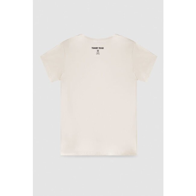 PATRIZIA PEPE T-shirt Flat Latte TU - ONE SIZE