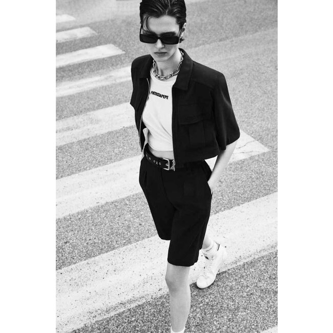 PATRIZIA PEPE T-shirt Flat Latte TU - ONE SIZE