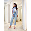 LIU JO WHITE - DENIM UNCINETTO  - PANTS - WA5493-DS059-78897