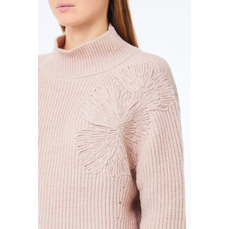 LIU JO LIU JO MIX CALATURE  SWEATER PINK POUDRE CF5399-MA65N - X0719