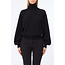 LIU JO PEARCING PERLA MERINOS  SWEATER NERO CF5326-MA82O - 22222