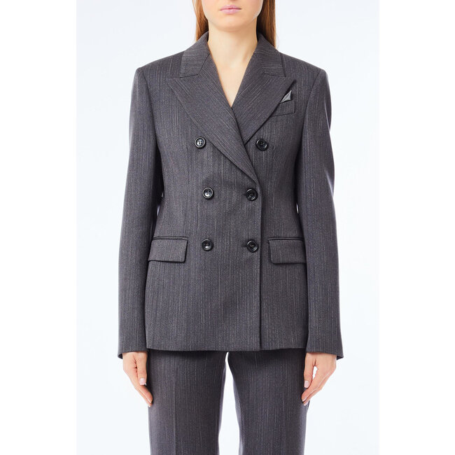 LIU JO TINTO FILO GLAM  JACKET A-GESSATO LAVAGNA SC CF5232-T054A - C378A