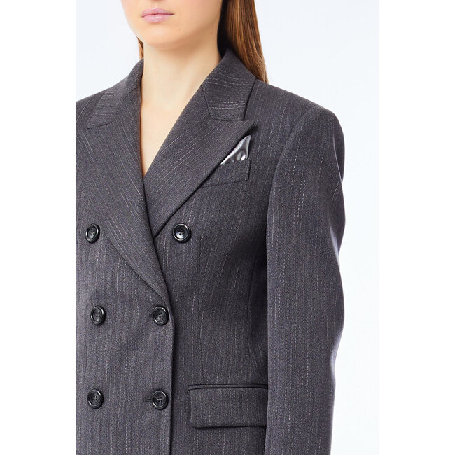 LIU JO TINTO FILO GLAM  JACKET A-GESSATO LAVAGNA SC CF5232-T054A - C378A