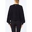 LIU JO Viscosa con appl.strass  SWEATER NERO/ROWS STRASS CF5271-MA96E - M9798