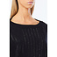 LIU JO Viscosa con appl.strass  SWEATER NERO/ROWS STRASS CF5271-MA96E - M9798