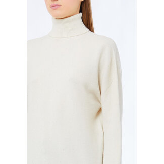 LIU JO LIU JO GARMENT DYE PAILLETTES  SWEATER BIANCO LANA MET. MF5234-MA27R - W9167