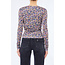 LIU JO JERSEY LUREX STAMPATO  T-SHIRT AUTUMN PROVENCAL MF5081-J3821 - M9993