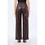 LIU JO LIU JO TESS SPALMATO  PANTS CIOCCOLATO MF5069-E0624 - 90915