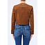 LIU JO LIUJO TESS SIXTY  JACKET CARAMEL BROWN MF5184-E1090 - X0506