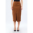 LIU JO LIUJO TESS SIXTY  SKIRT CARAMEL BROWN MF5186-E1090 - X0506