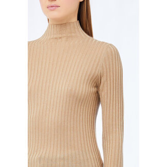 LIU JO LIU JO LUREX RIBS  SWEATER ORO METALLIZZATO MF5389-MS46J - 04869