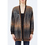 LIU JO SHADE AND PAILLETTES  SWEATER BROWN SHADED MF5248-MA14R - S9472