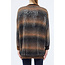 LIU JO SHADE AND PAILLETTES  SWEATER BROWN SHADED MF5248-MA14R - S9472