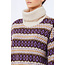 LIU JO SOFT JACQUARD  SWEATER VIOLET JACQUARD MF5241-MA58P - P9088