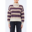 LIU JO SOFT JACQUARD  SWEATER VIOLET JACQUARD MF5241-MA58P - P9088