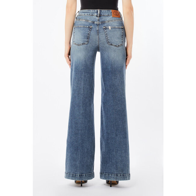 LIU JO ECS DEN TOP AUTHENT.T400  PANTS DEN.BLACK TOP AUTHEN UF5068-DS615 - 87325