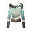 PATRIZIA PEPE TOP - Dawn stripes - 8M1737 J324 - FM43   _ WEBSHOP