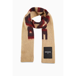 PATRIZIA PEPE PATRIZIA PEPE SCARF Stone beige/purple f - 8F0066 - K286 - F4M5