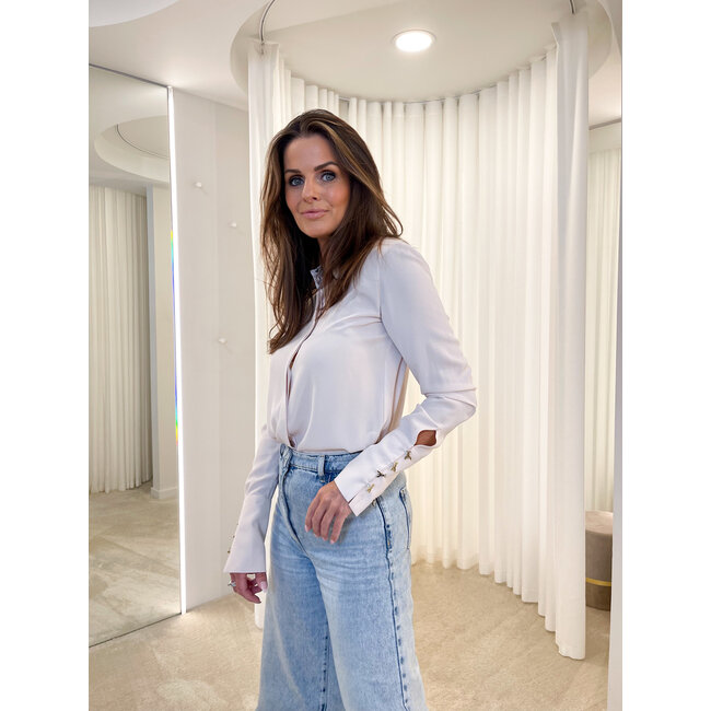 PATRIZIA PEPE SHIRT - Peach Dust - 8C0761 A8I1 - M537   _ WEBSHOP