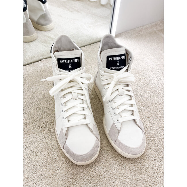 PATRIZIA PEPE SHOES Off White/Black - 8Z0111 - L150 - FE30   _ WEBSHOP