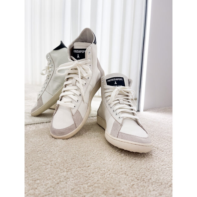PATRIZIA PEPE SHOES Off White/Black - 8Z0111 - L150 - FE30   _ WEBSHOP