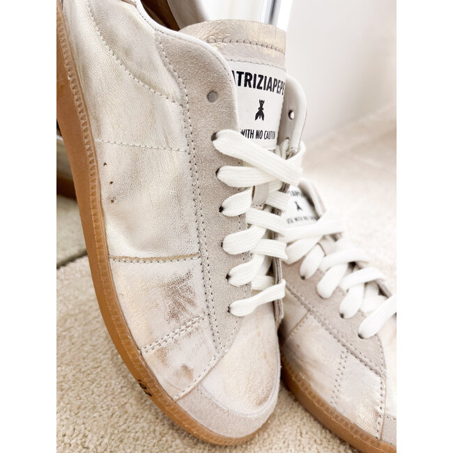 PATRIZIA PEPE SHOES Grey/gold - 2Z0065 - L168 - FG46   _ WEBSHOP