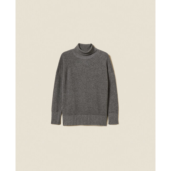 TWINSET trui - MEDIUM MEL. GREY/ARGENTO LUREX - 252TP3582 - 12800 _ webshop