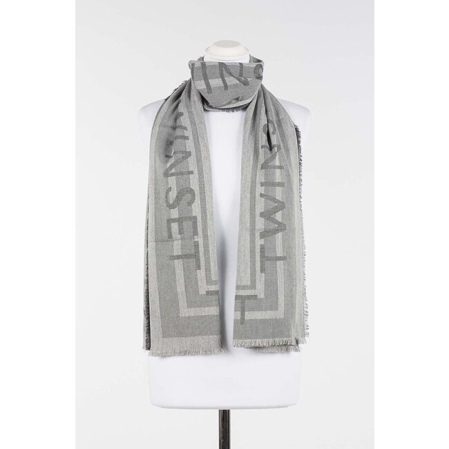 TWINSET sjaal - BIC.GRIGIO/NERO - 252TO5050 - 12961 _ webshop