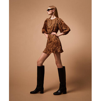 TWINSET TWINSET kleedje - ST.ANIMALIER COFFEE/LAND - 252TP2472 - 12737