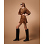 TWINSET kleedje - ST.ANIMALIER COFFEE/LAND - 252TP2472 - 12737 _ webshop