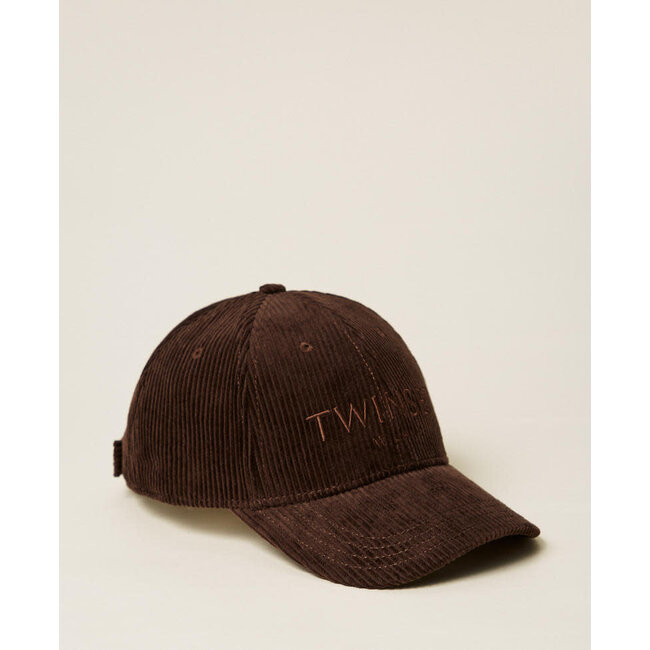 TWINSET baseball pet - BLACK CHOCOLATE - 252TO5440 - 11054 _ webshop